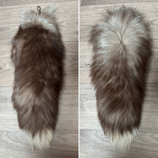 Polish Pastel fox tail keychain (167)