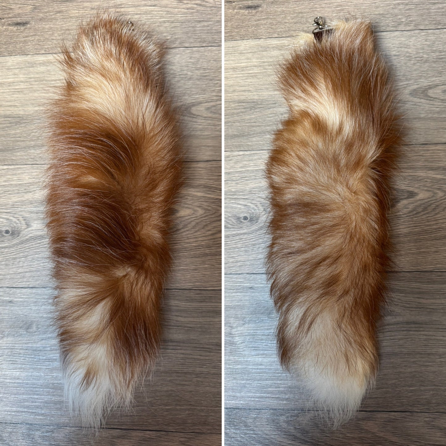 Crystal fox tail keychain (160)
