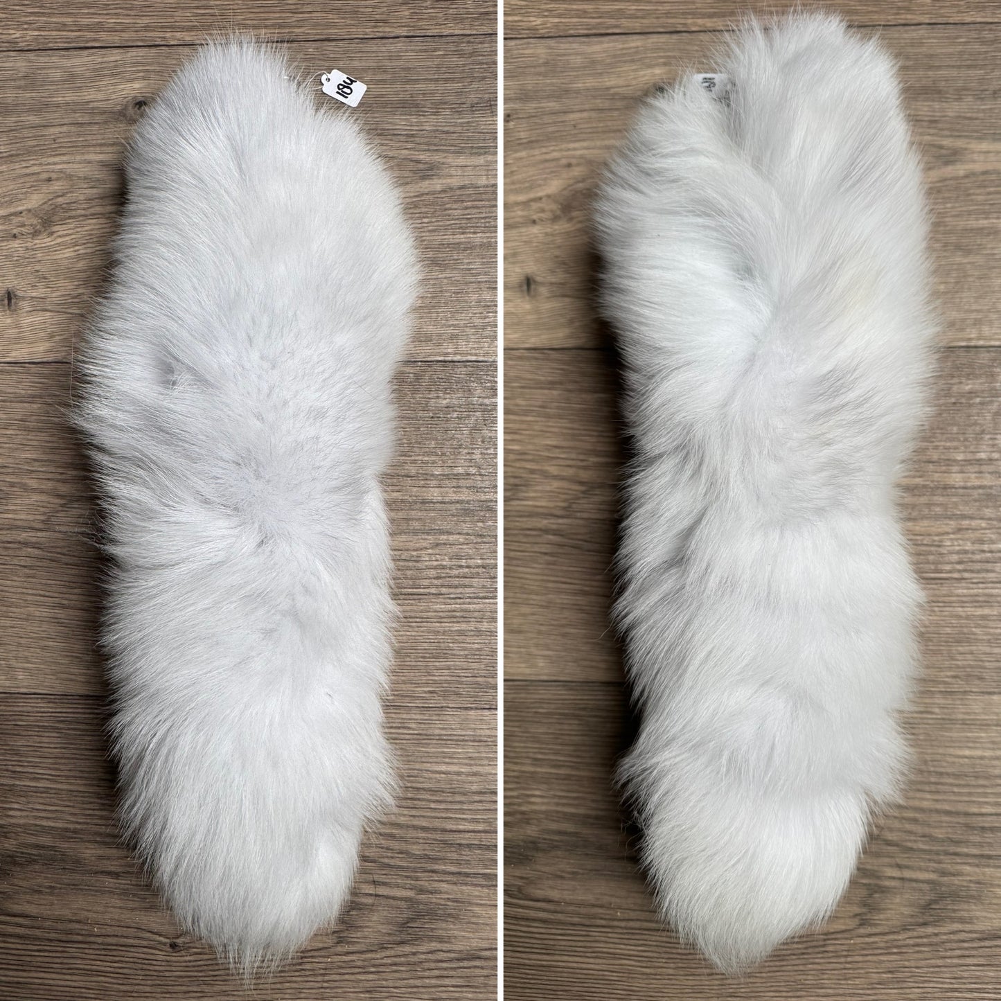 Shadow Blue arctic fox tail keychain (184)