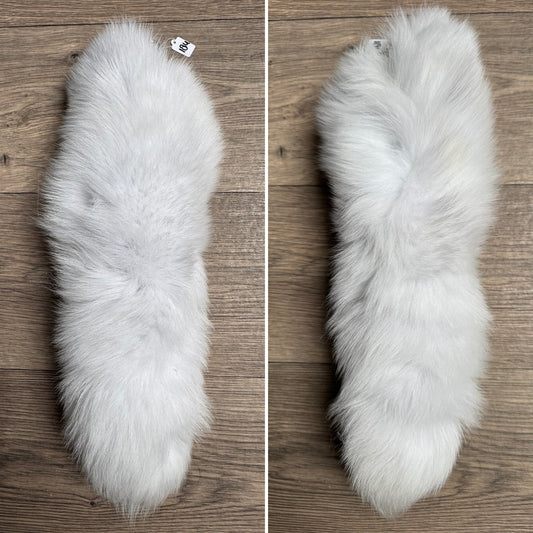 Shadow Blue arctic fox tail keychain (184)