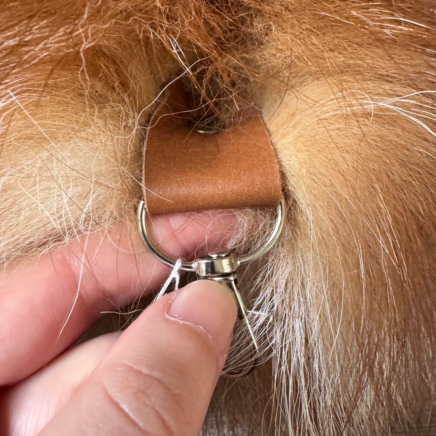 Crystal fox tail keychain (6)