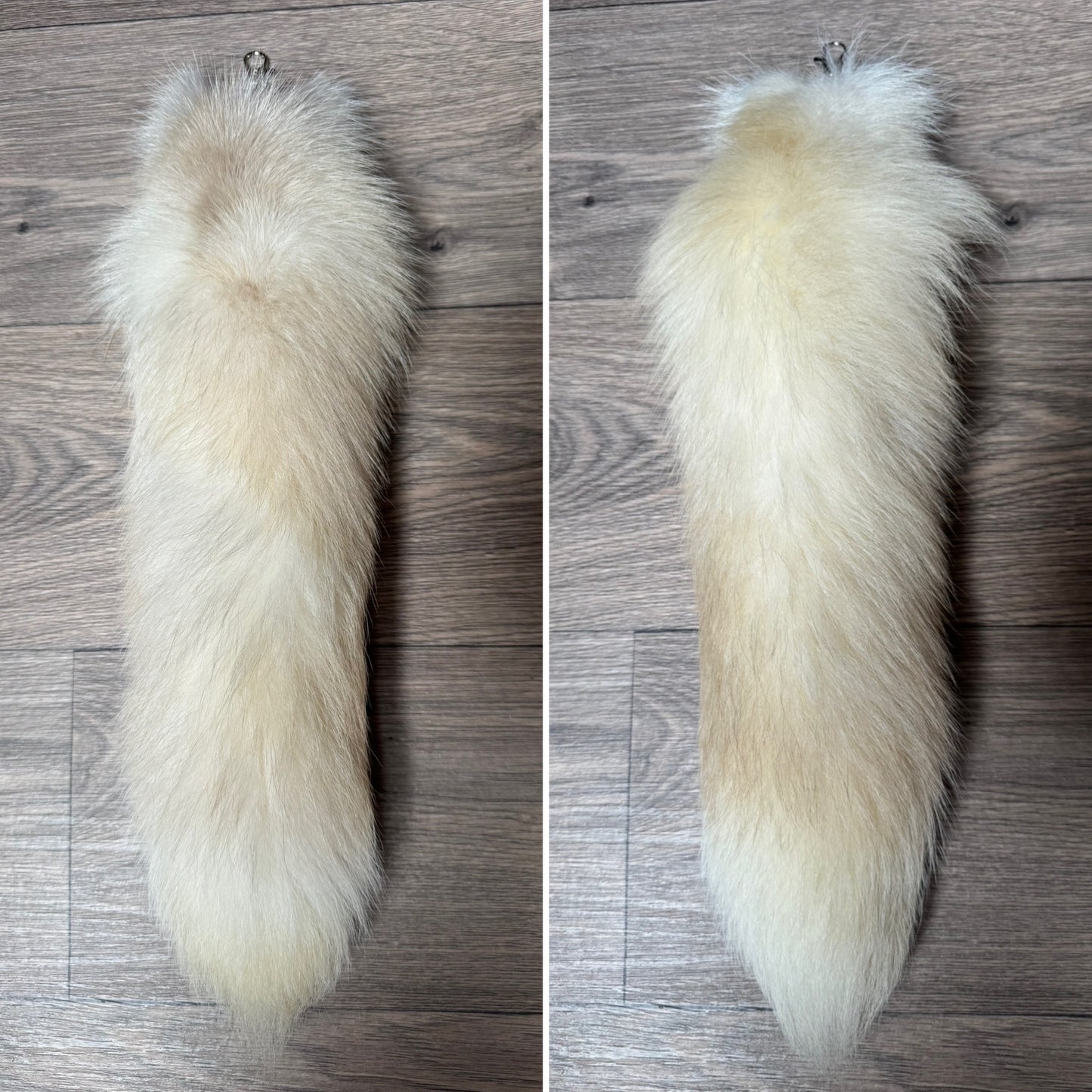 Palomino Frost fox tail keychain (176)