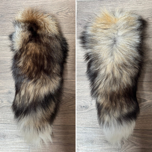 Gold fox tail keychain (9)