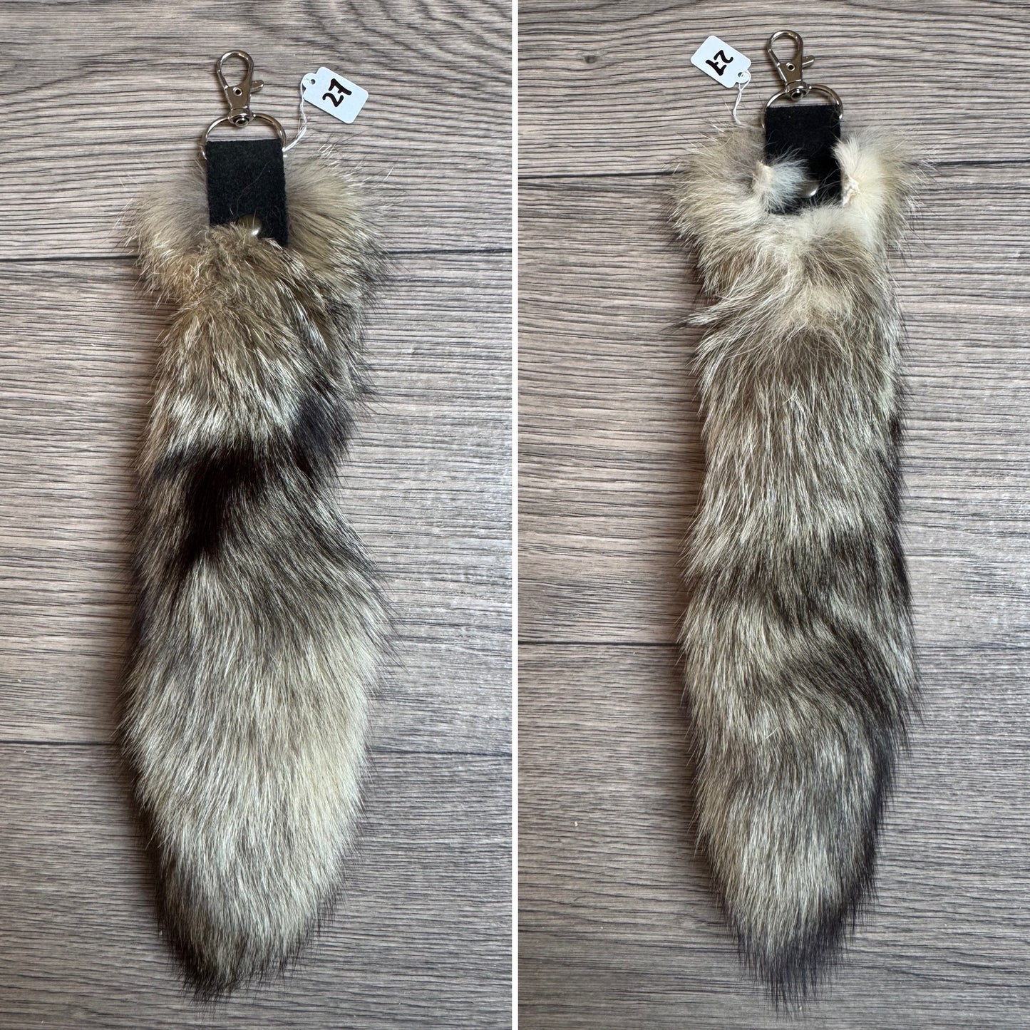 Kit fox tail keychain (27)