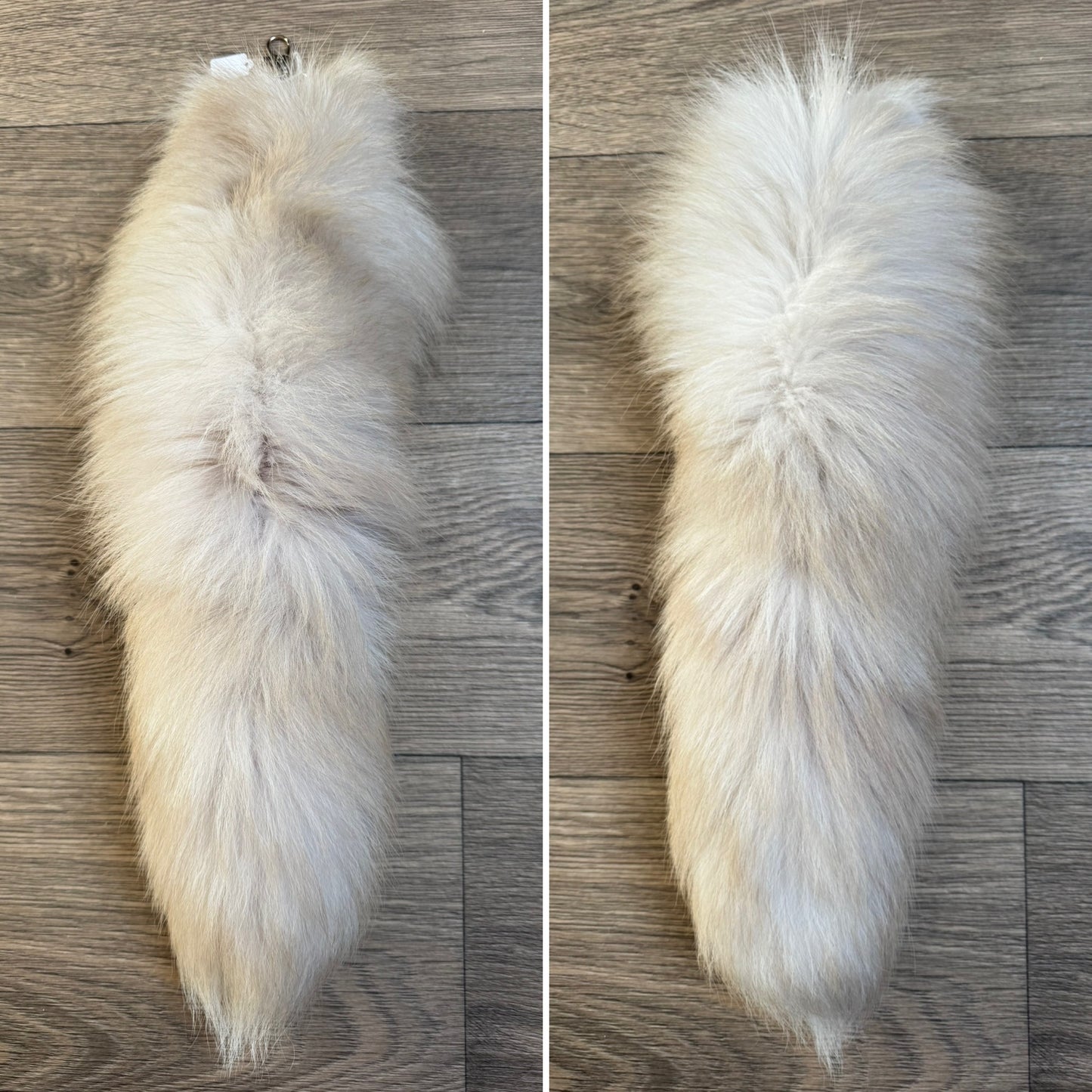 Palomino Frost fox tail keychain (59)