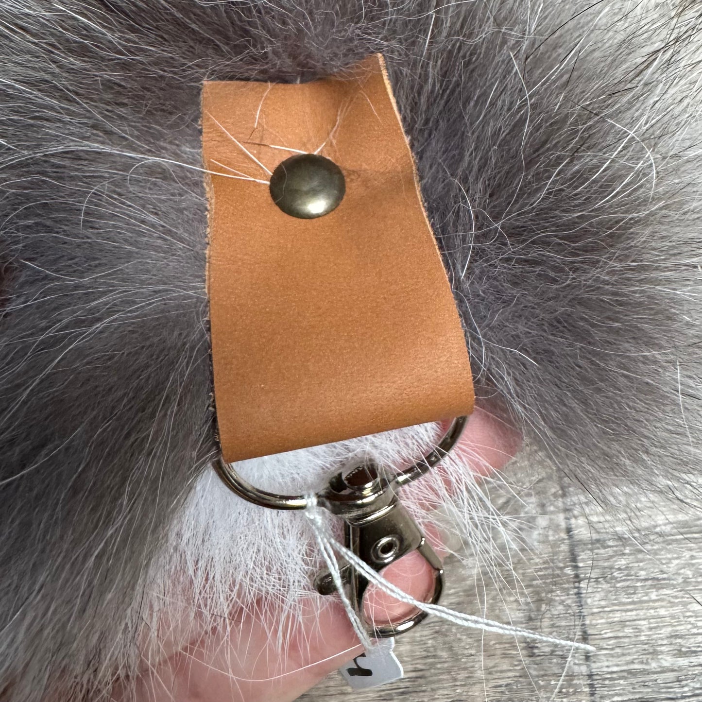 Golden Island fox tail keychain (74)