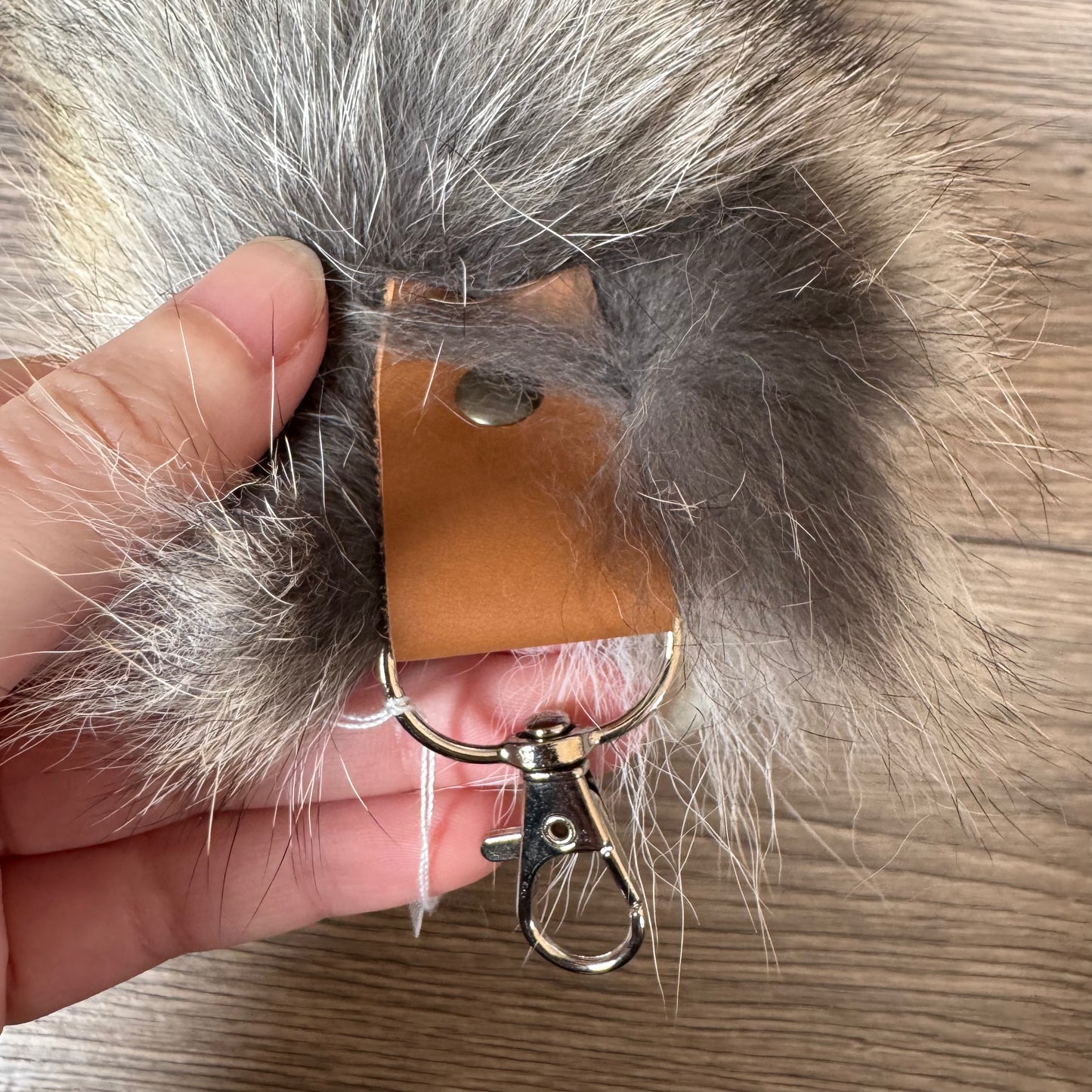 Golden Island fox tail keychain (74)