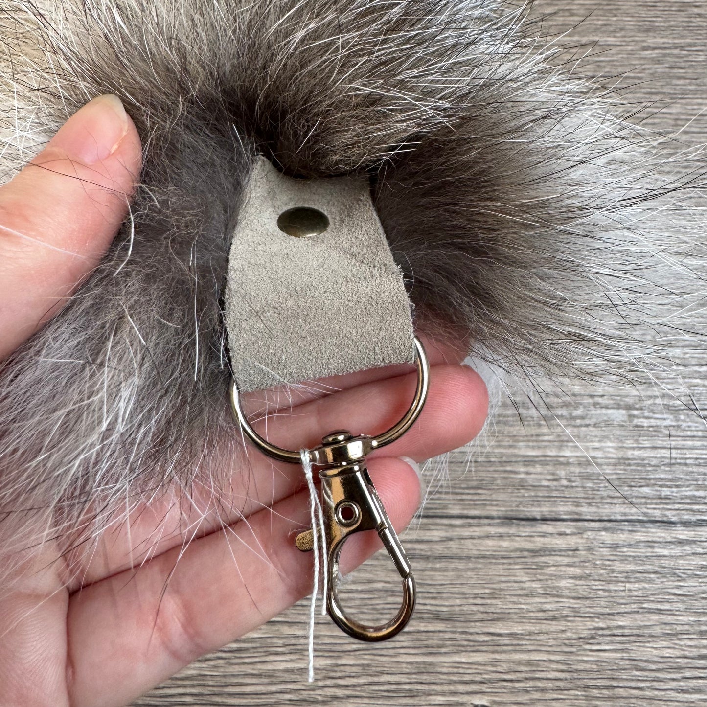 Golden Island fox tail keychain (44)