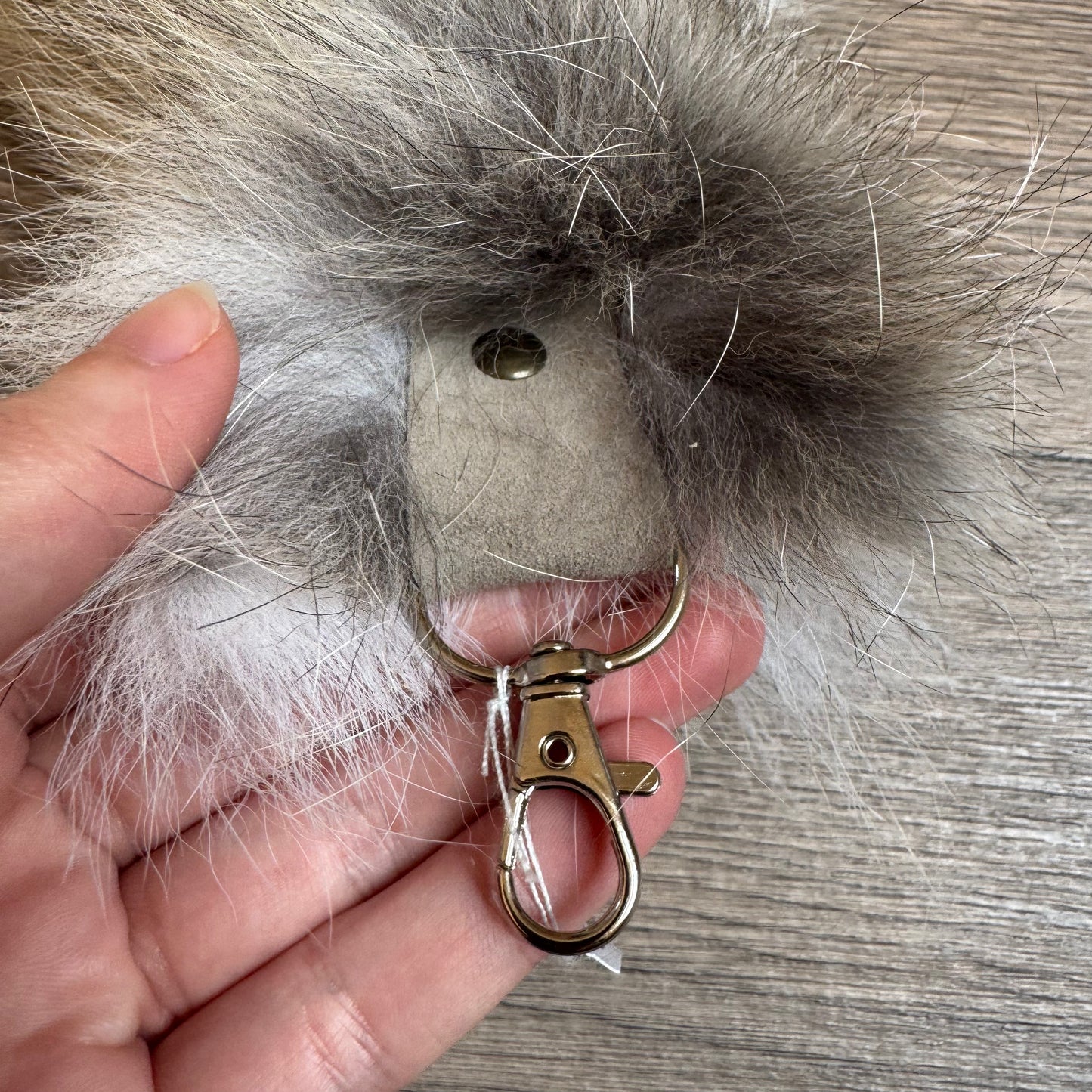 Golden Island fox tail keychain (99)