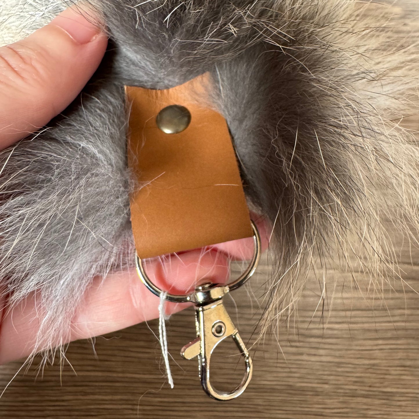 Golden Island fox tail keychain (70)