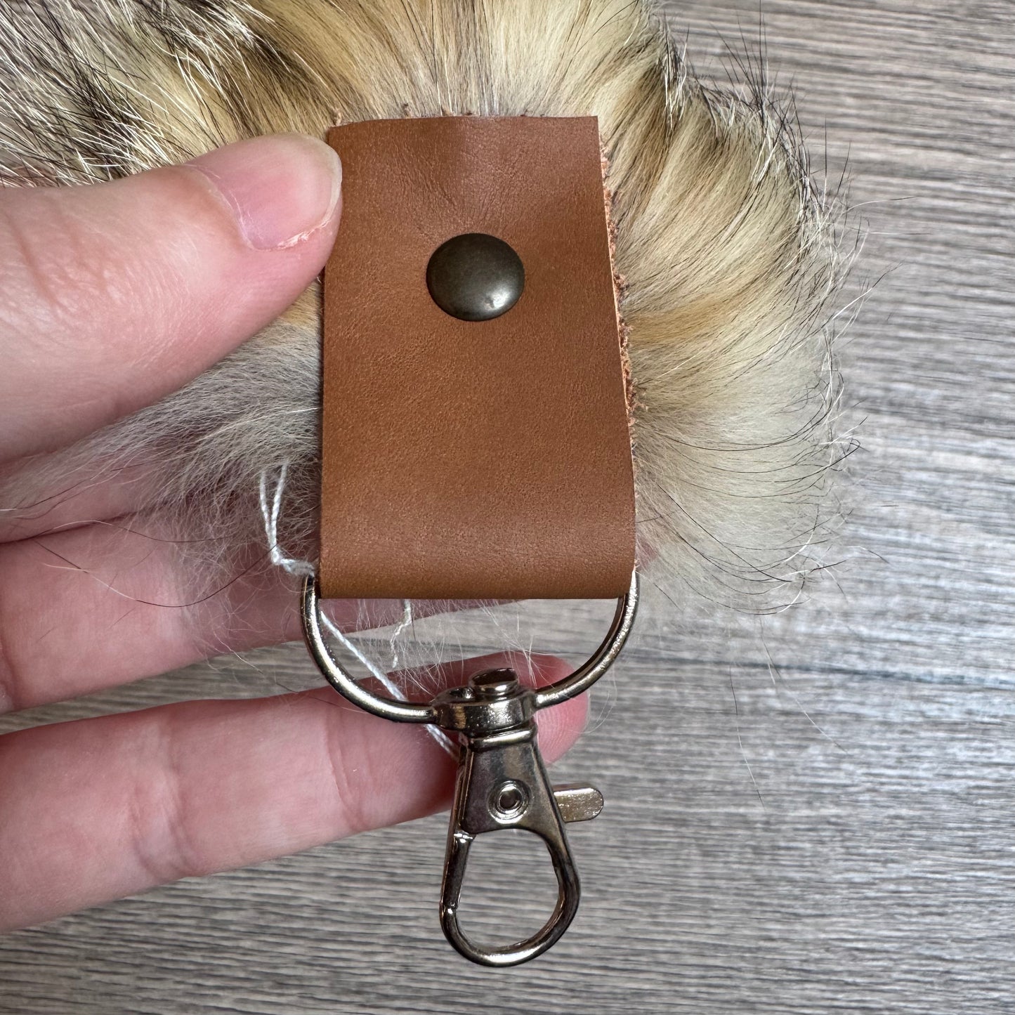 Kit fox tail keychain (33)