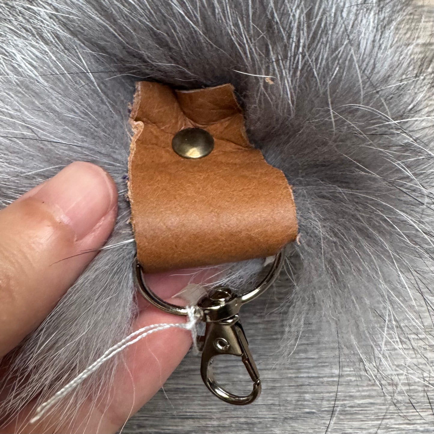Sapphire Frost fox tail keychain (79)
