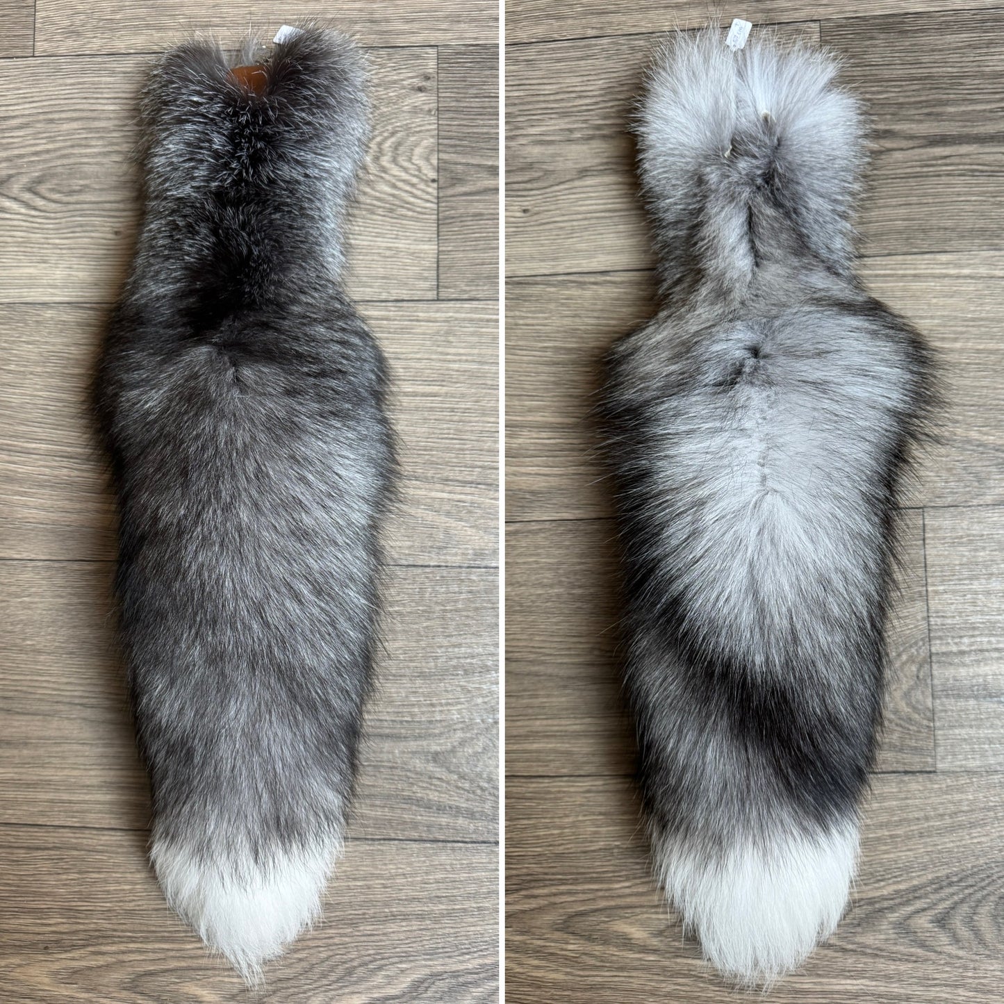 Blue Frost fox tail keychain (137)