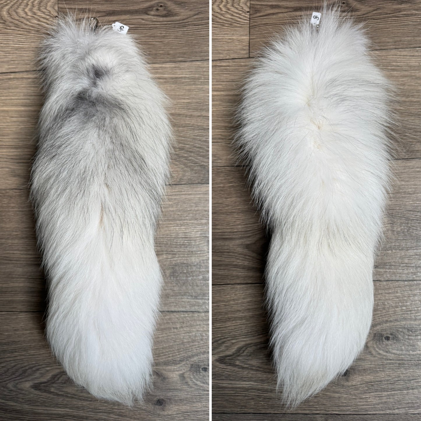 Arctic Marble fox tail keychain (40)