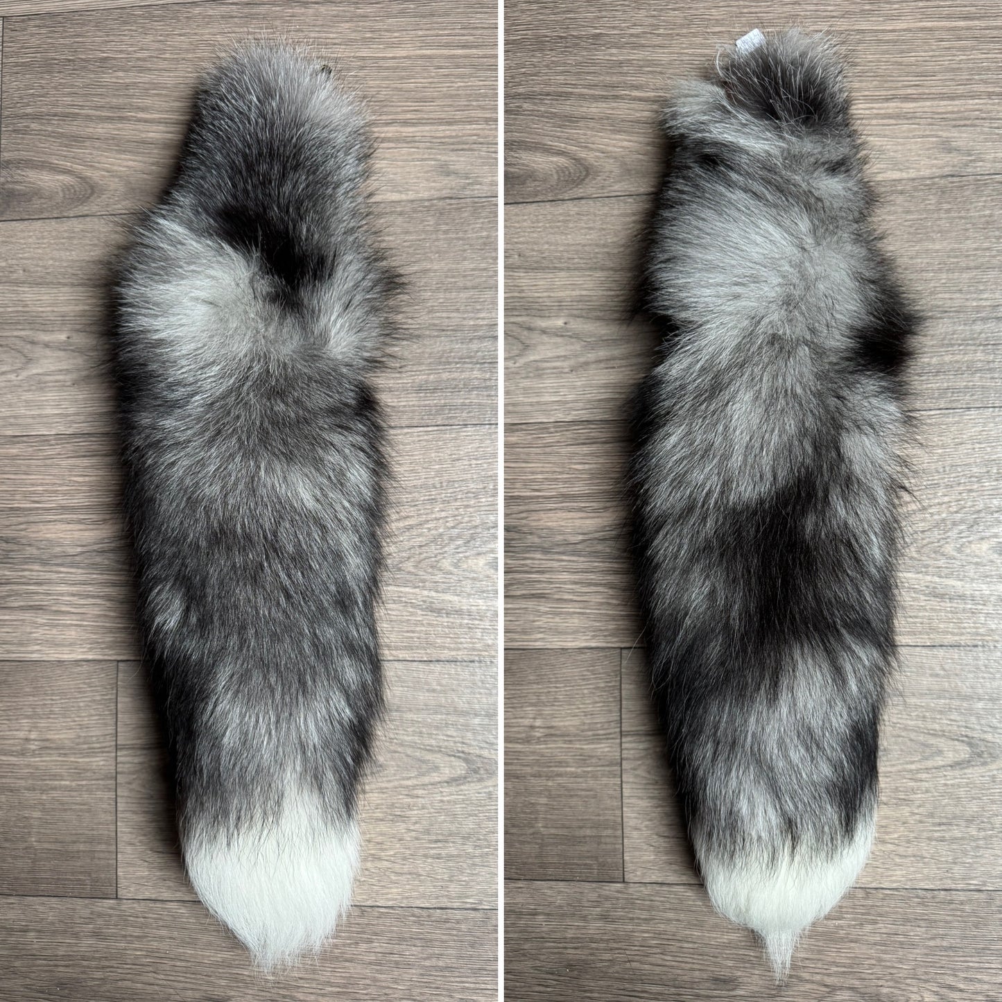 Blue Frost fox tail keychain (17)
