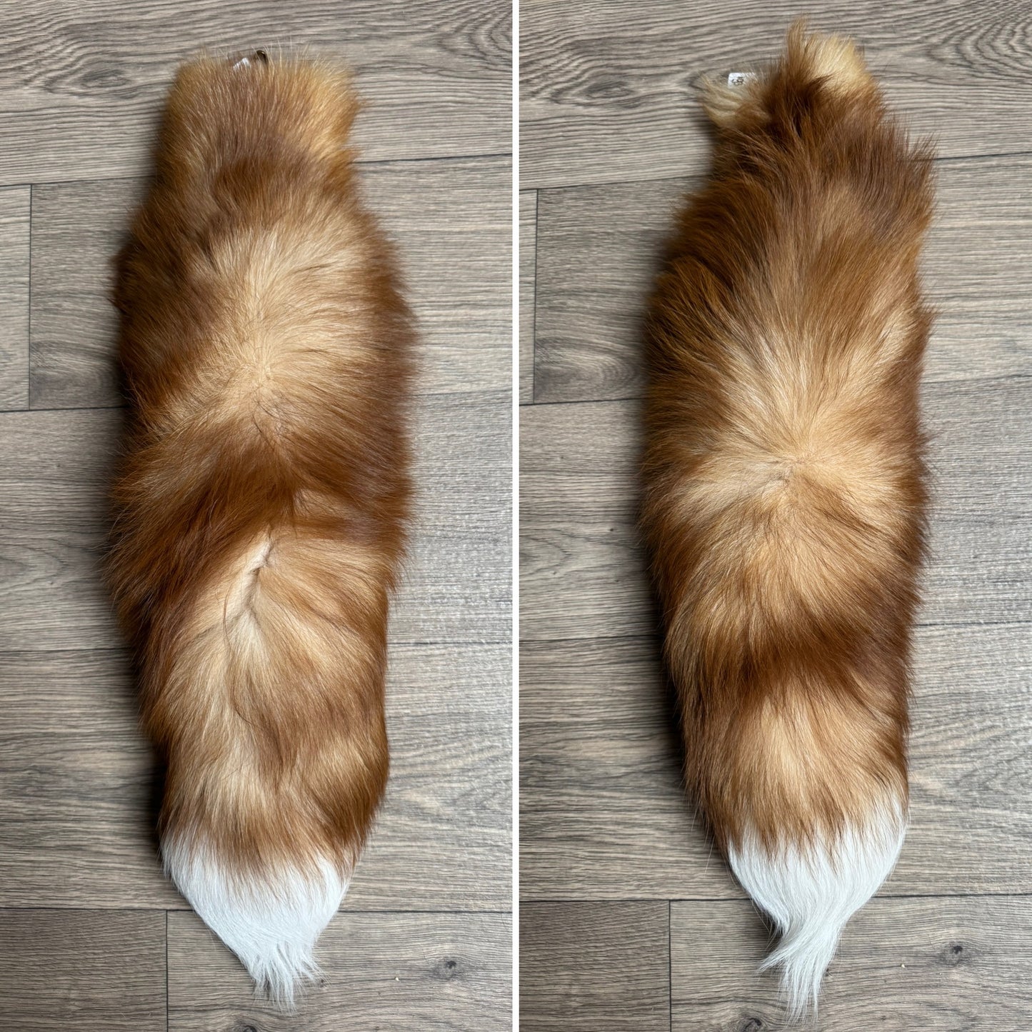 Crystal fox tail keychain (193)