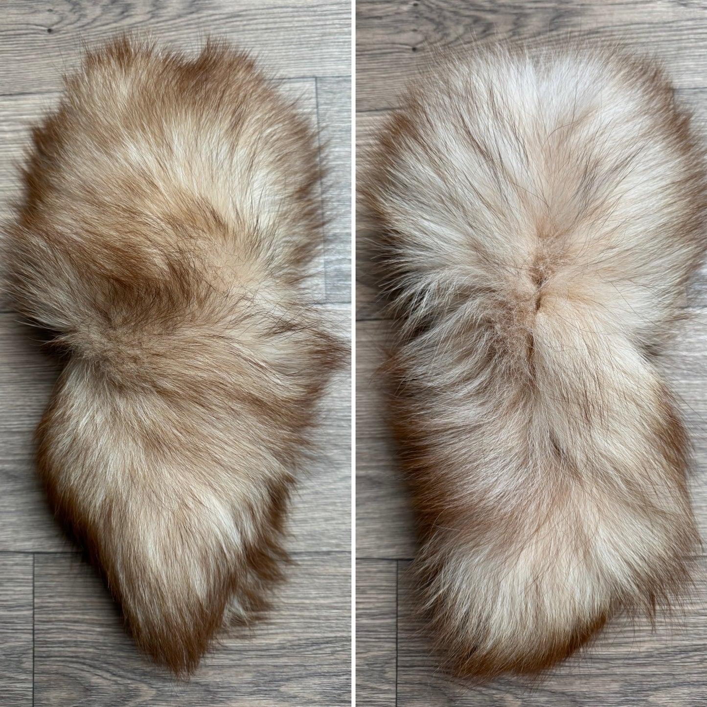 Crystal fox tail keychain (197)