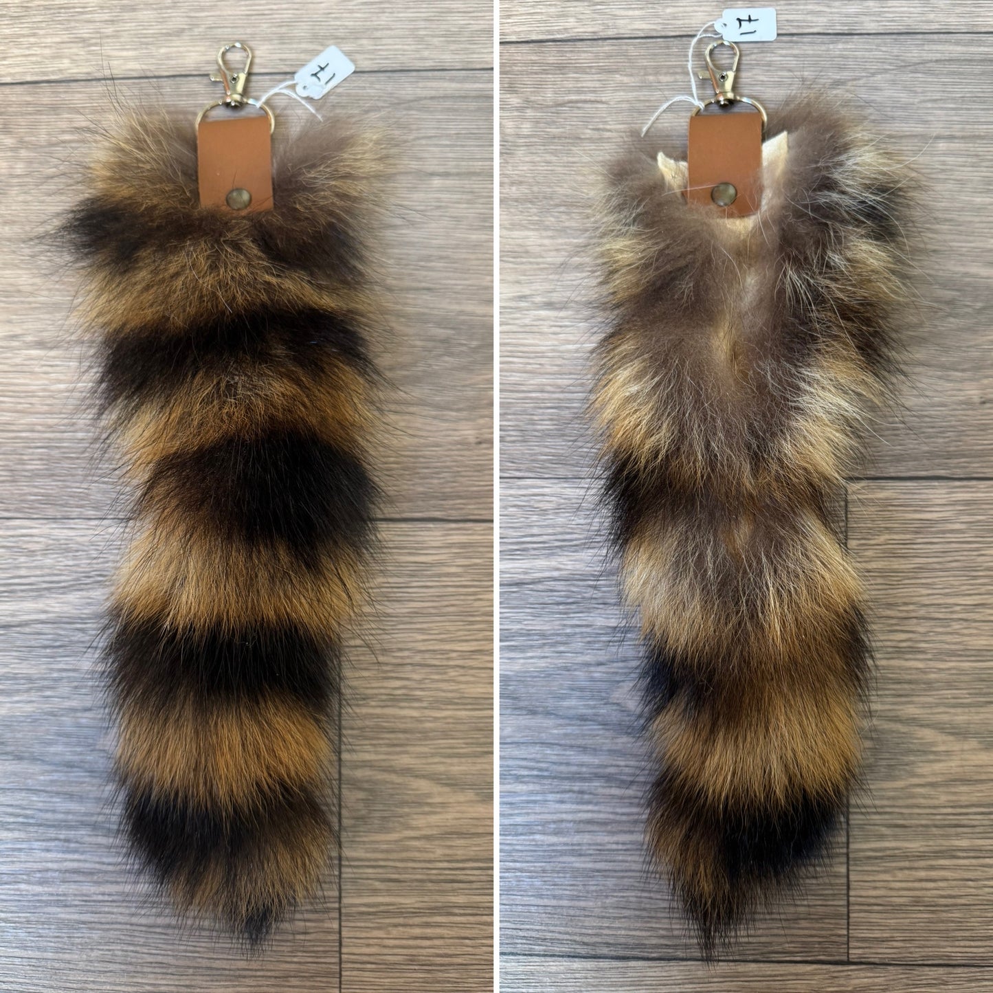 Raccoon tail keychain (17)