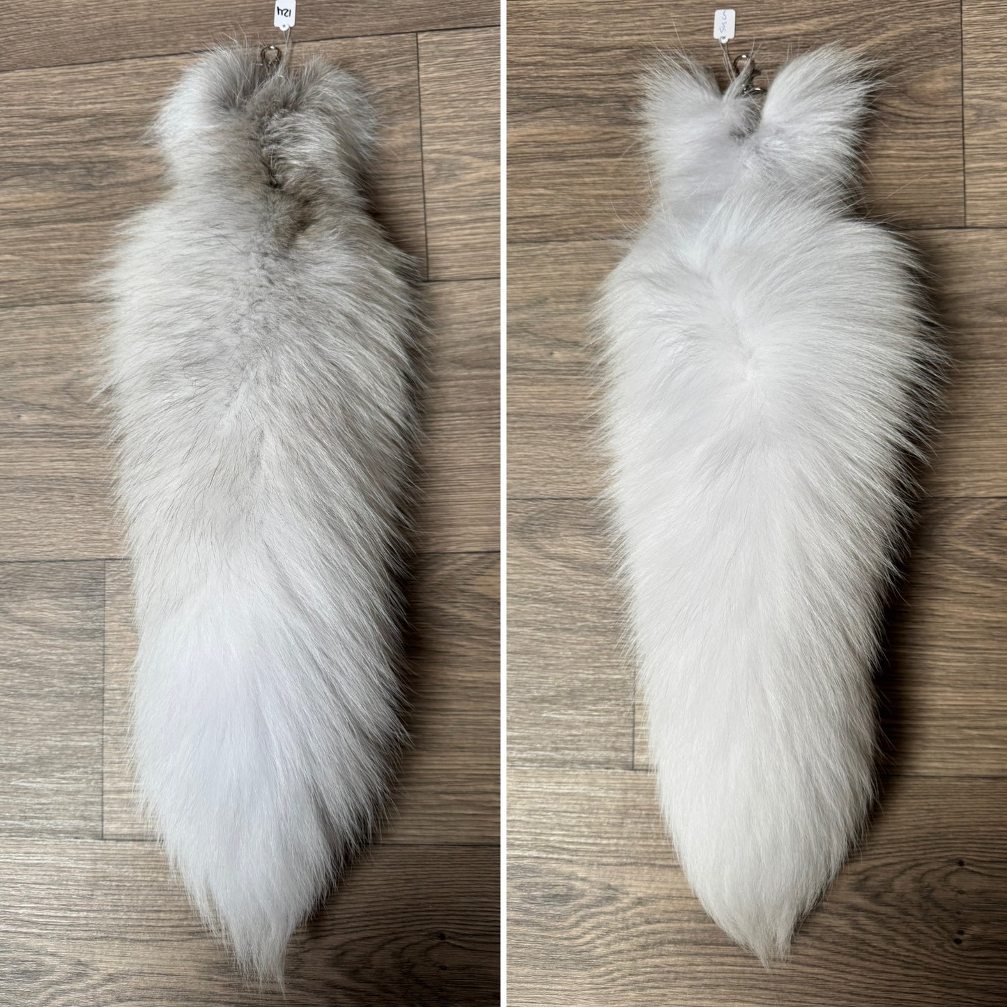 Shadow Golden Island fox tail keychain (124)
