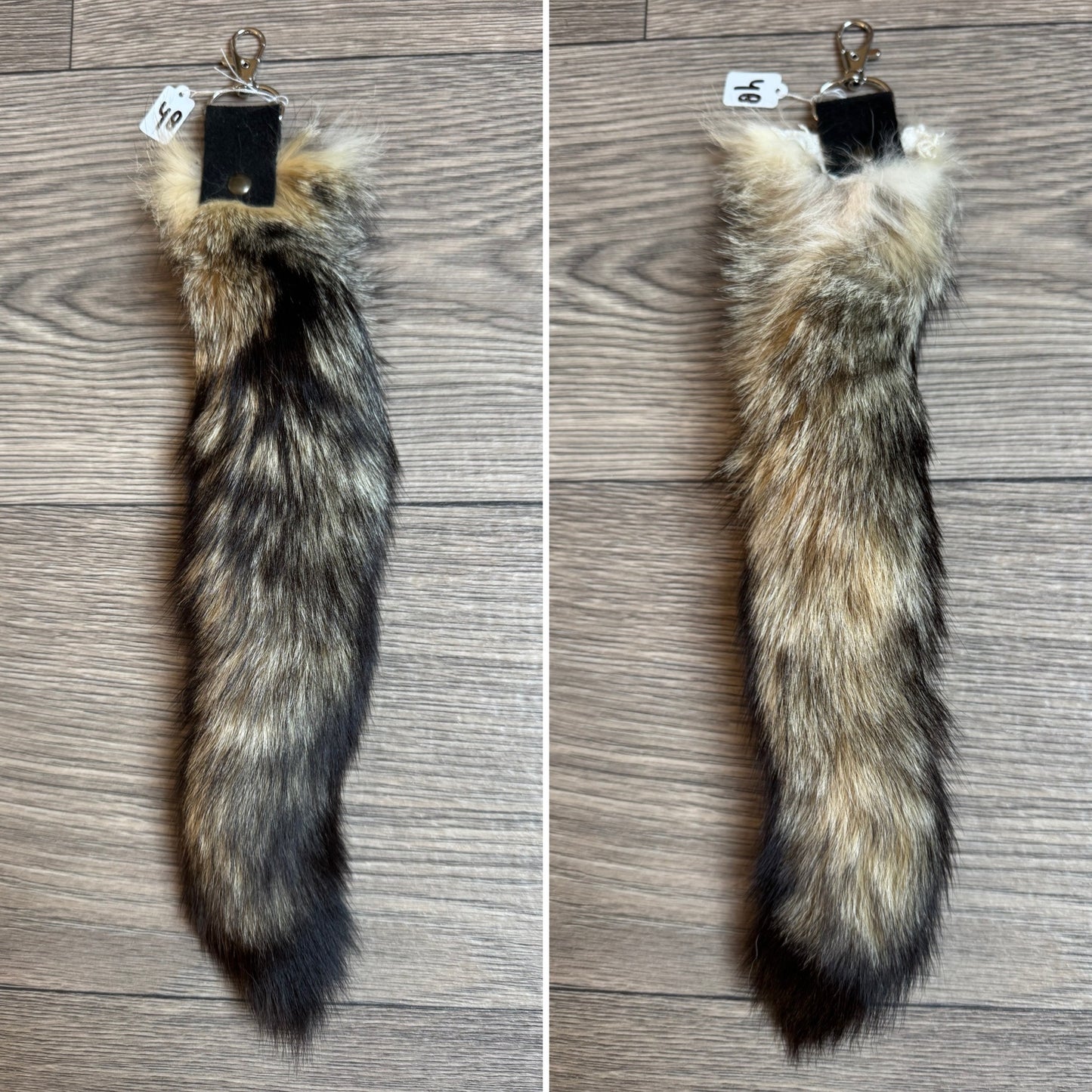 Kit fox tail keychain (48)