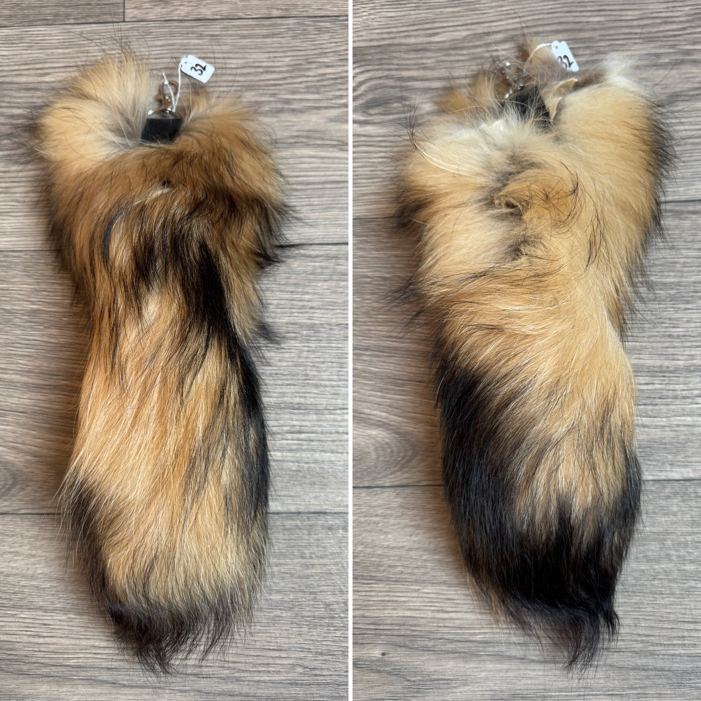 Tanuki tail keychain (32)