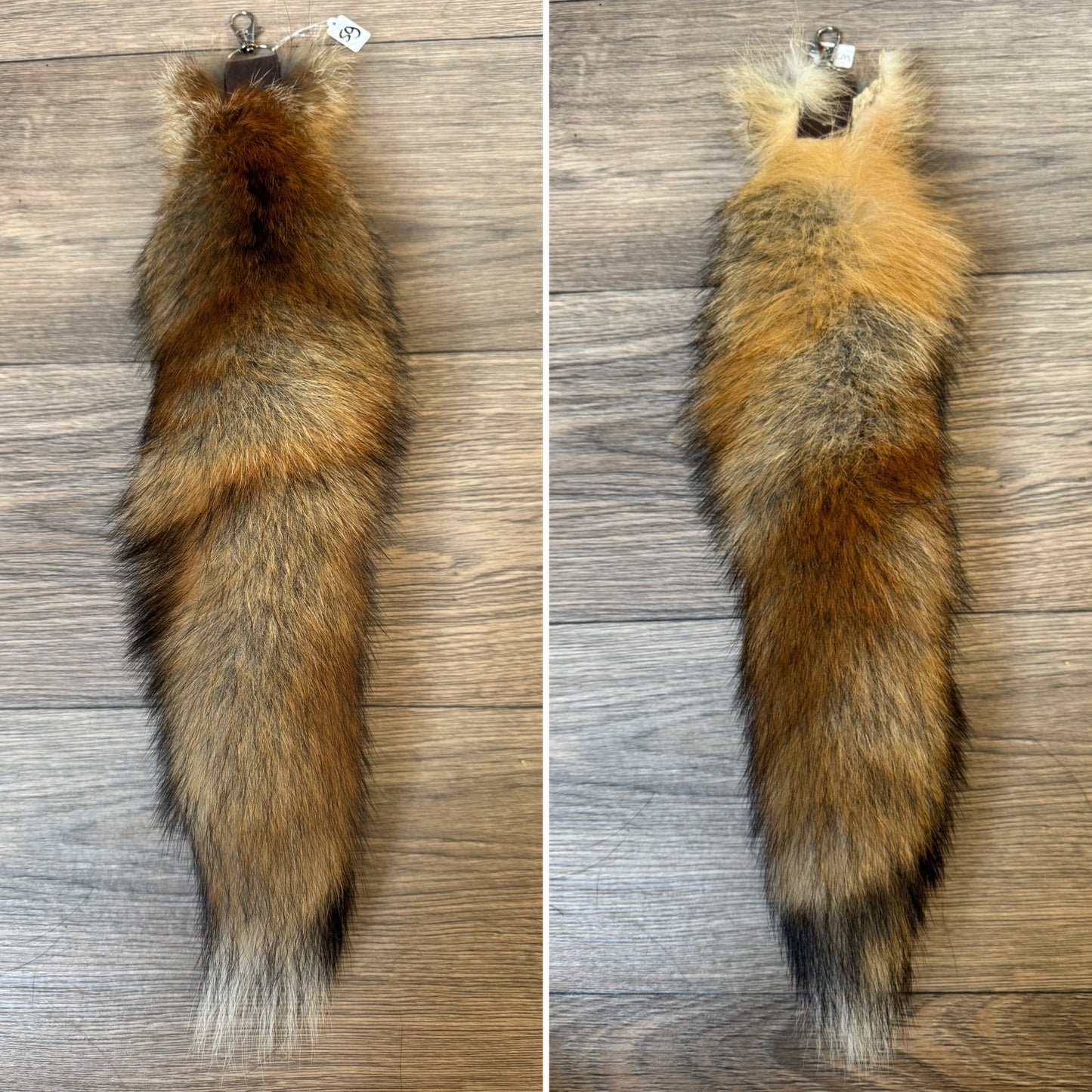 Red fox tail keychain (59)