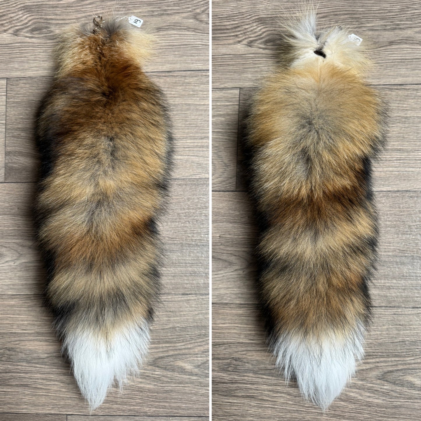 Gold fox tail keychain (19)