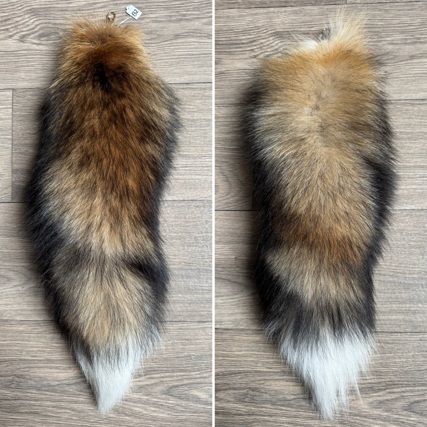 Gold fox tail keychain (82)