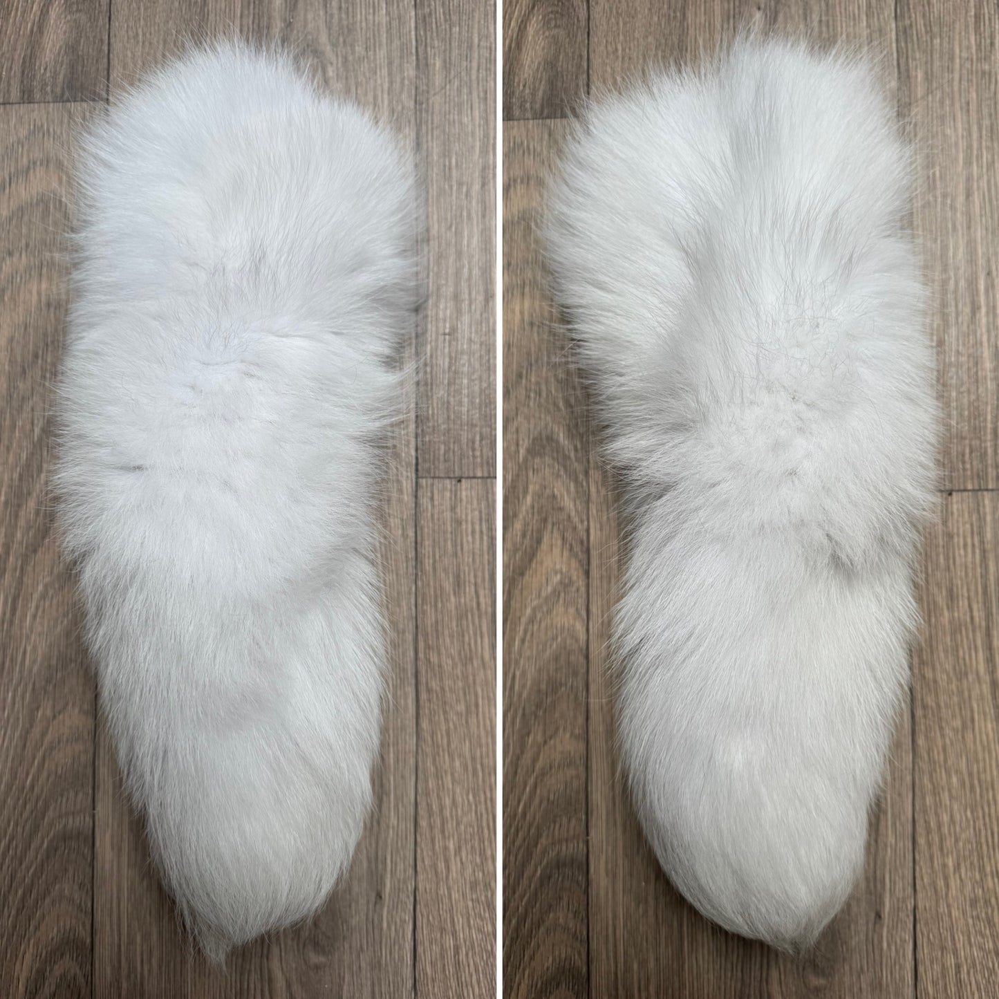 Shadow Blue arctic fox tail keychain (95)