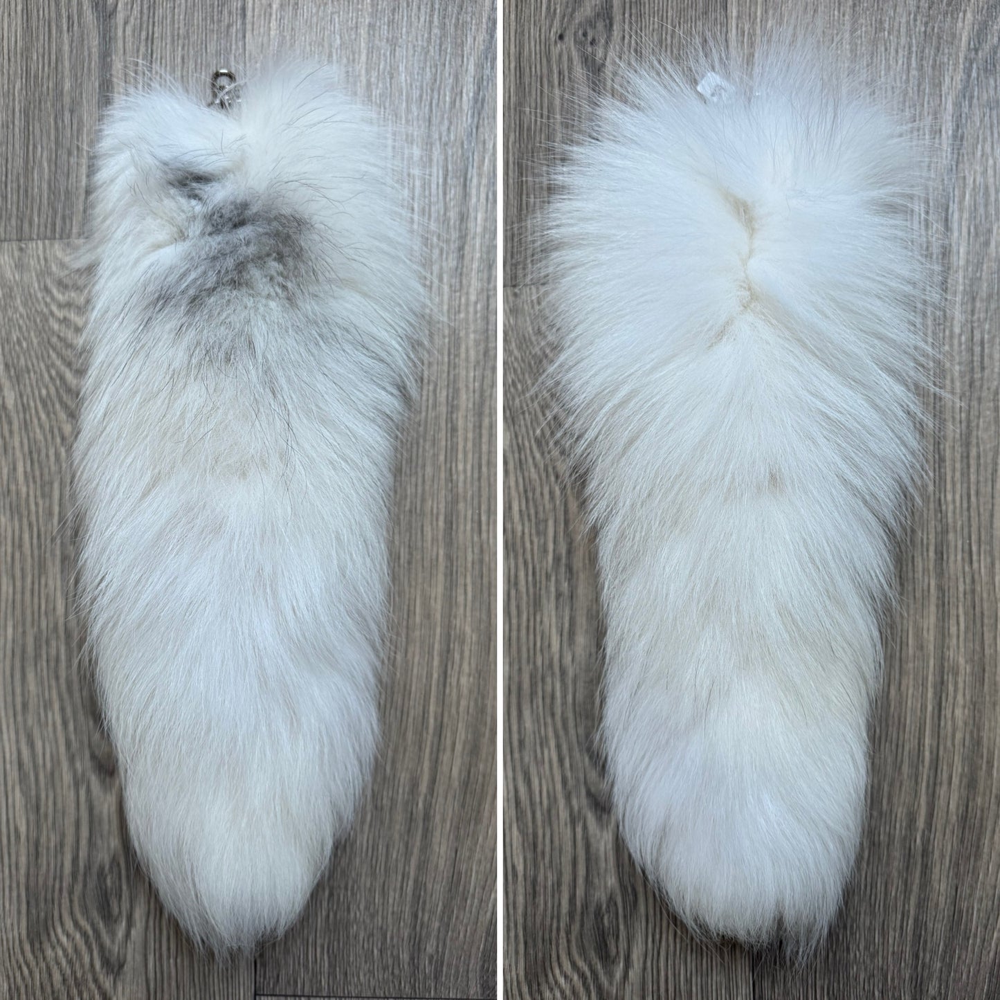 Arctic Marble fox tail keychain (65)